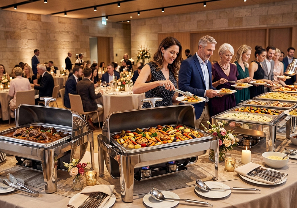 Catering chafing dishes